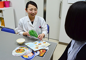 栄養相談の様子