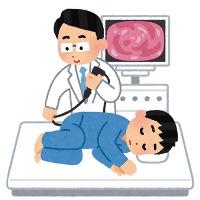 大腸がん検診イラスト