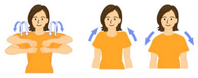 ストレッチのイラスト