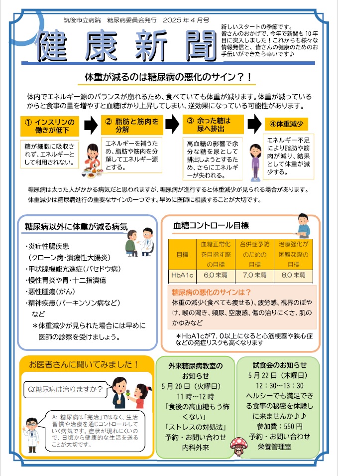 4月の健康新聞