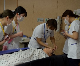 新人教育の写真