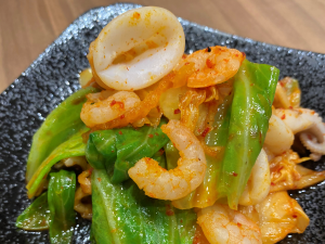 海鮮キムチ炒め 海鮮キムチ炒め