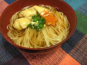 白身魚のつみれ餡かけにゅう麵