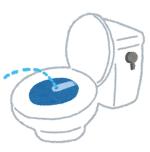 温水便座のイラスト