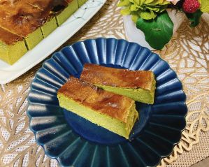 抹茶のチーズケーキ